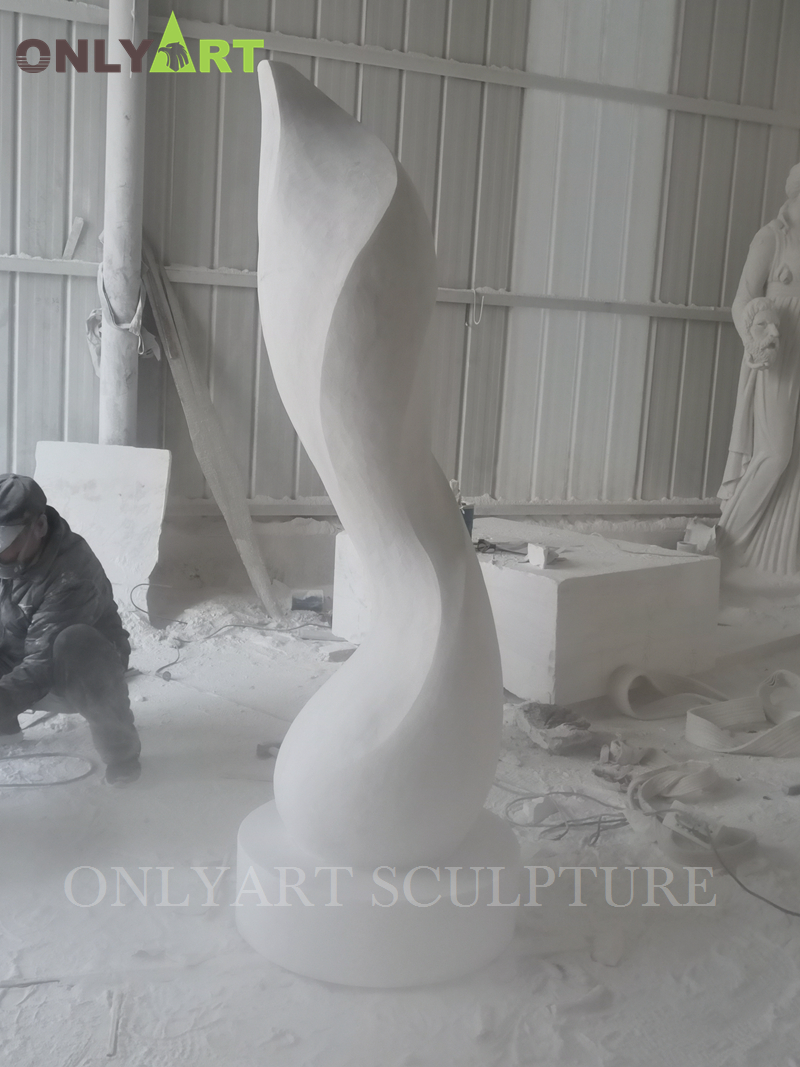 Do you like this our finished white marble abstract statue?cid=3