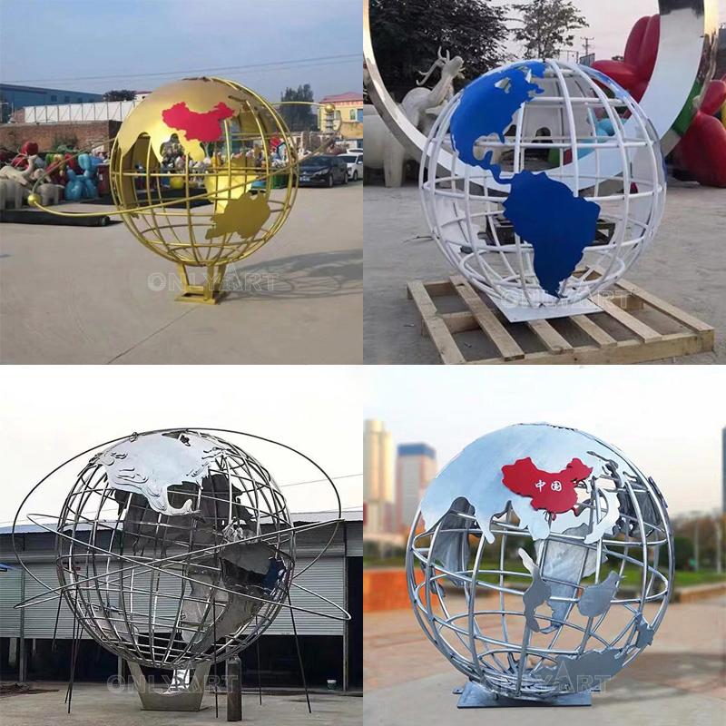 Do you like these metal globe sculptures?cid=3