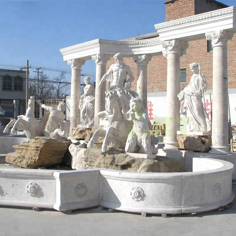 Large Outdoor Garden Marble Fontana Di Trevi Water Fountain