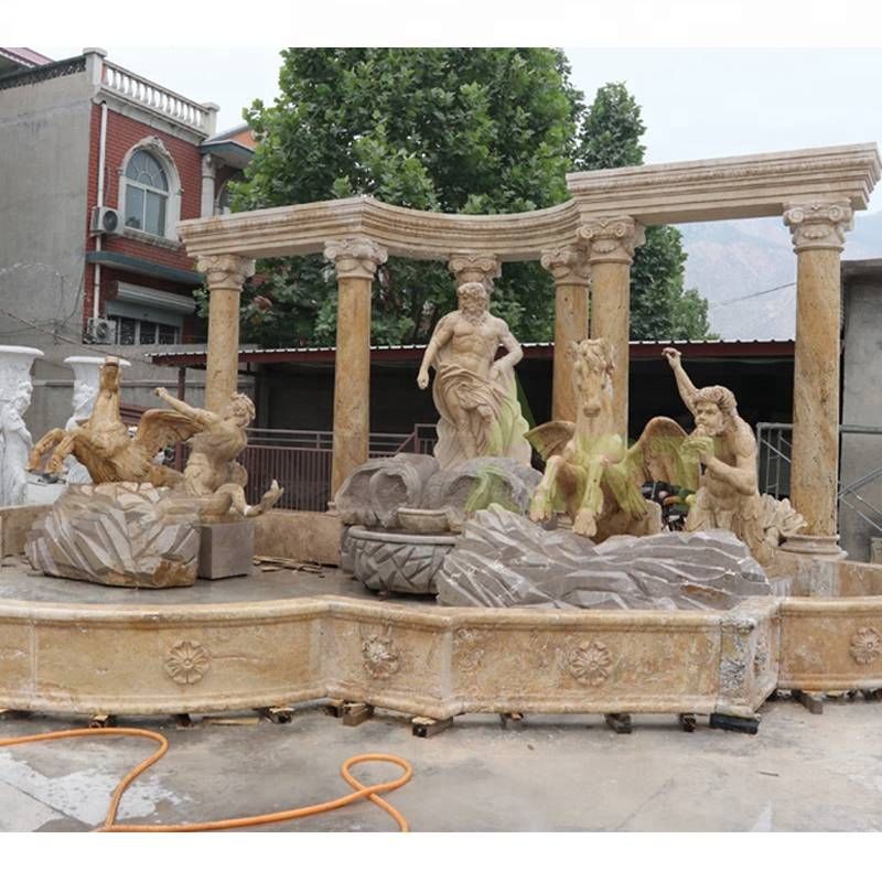 Large Outdoor Garden Marble Fontana Di Trevi Water Fountain