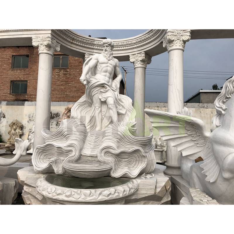 Chinese Outdoor Natural Stone Large Marble Water Fountain