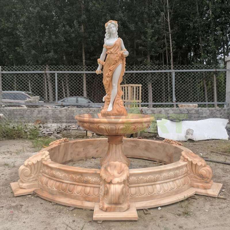 Modern Garden Outdoor Marble Stone Water Fountain