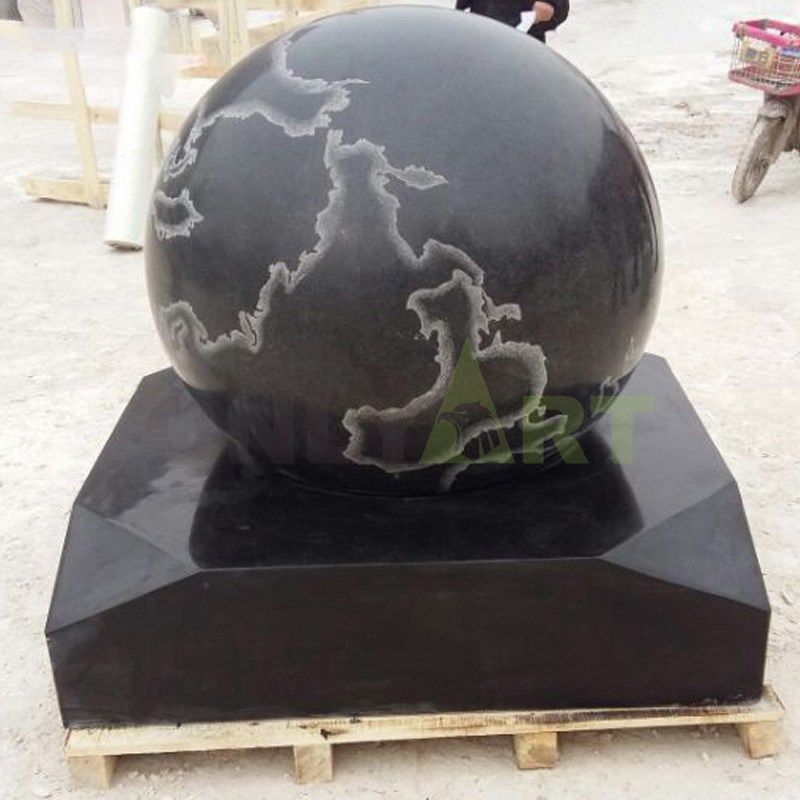 Stone Fengshui Sphere Floating Ball Fountain For Sales