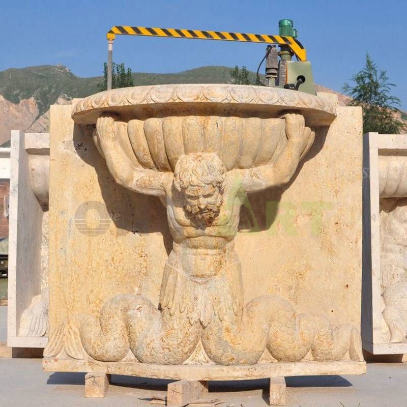 Outdoor Decoration Garden Large Marble Stone Water Fountains