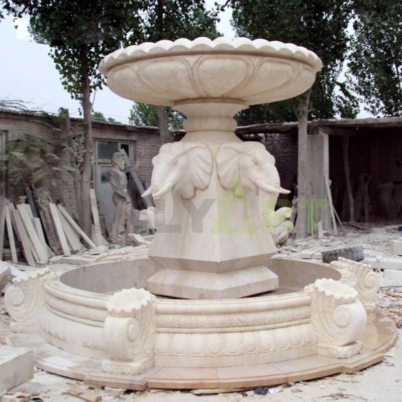 Outdoor Decoration Garden Large Marble Stone Water Fountains