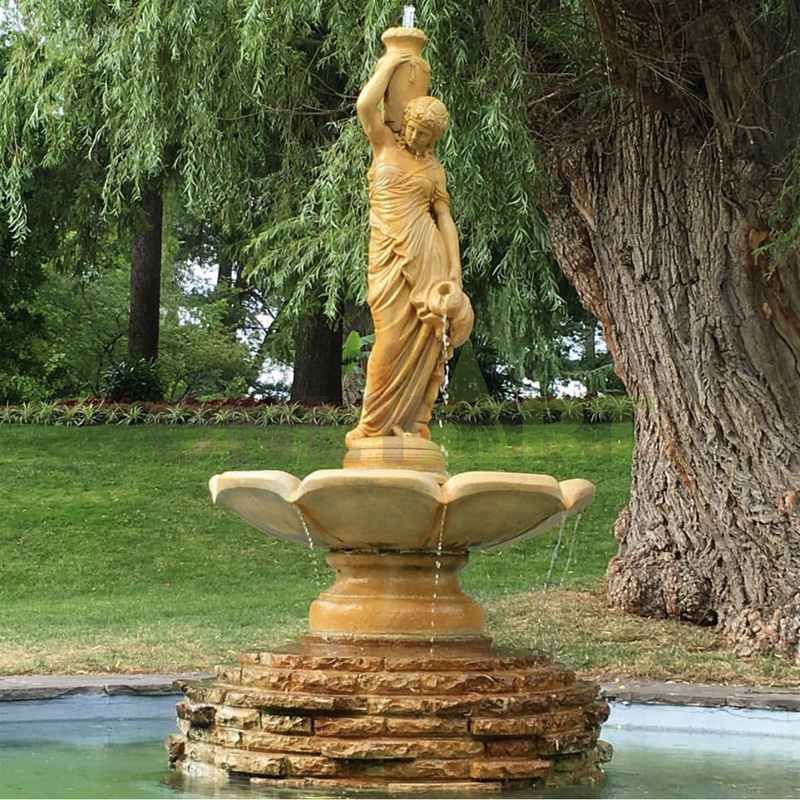 Large Outdoor Garden Marble Female Nude Fountain