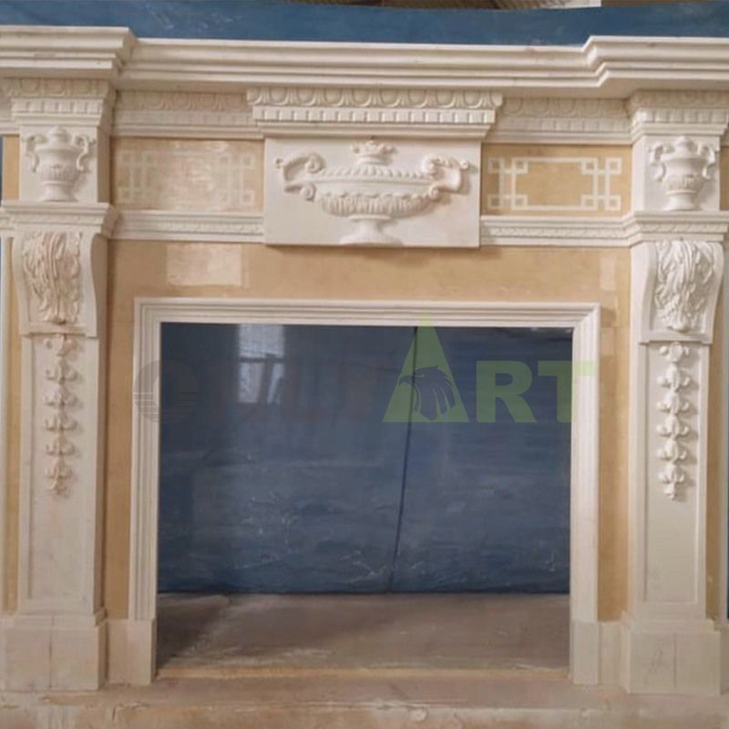 Fireplace With Modern Design Decorative Flame Fireplace Mantel Surround