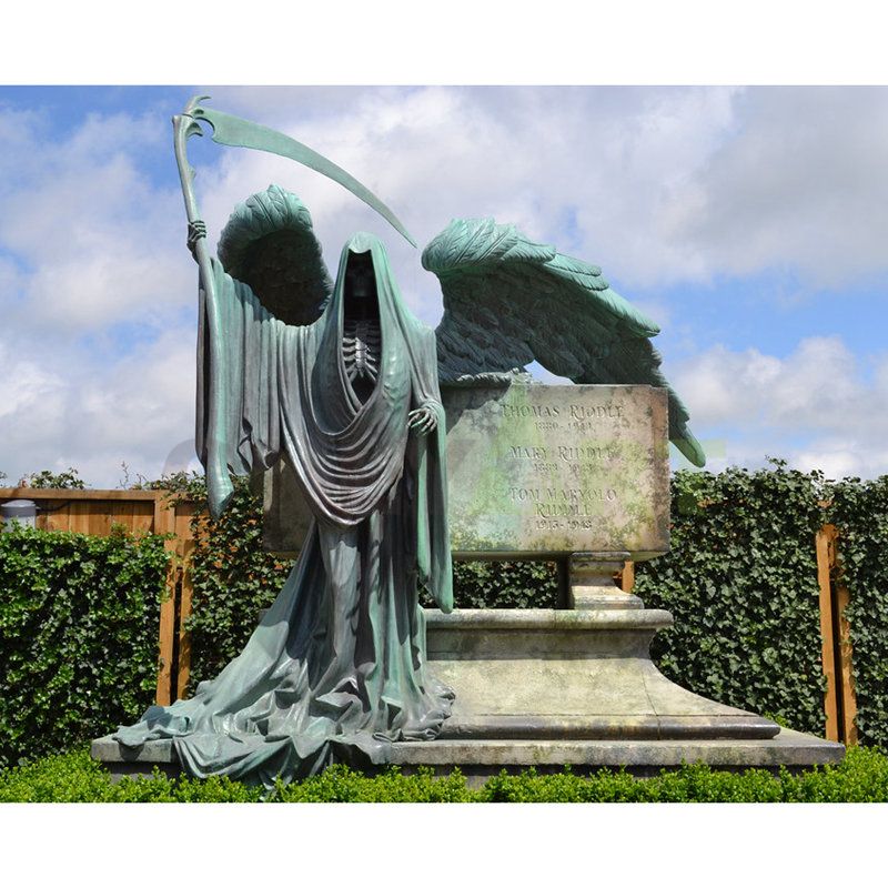Bronze statue of Angel of Death
