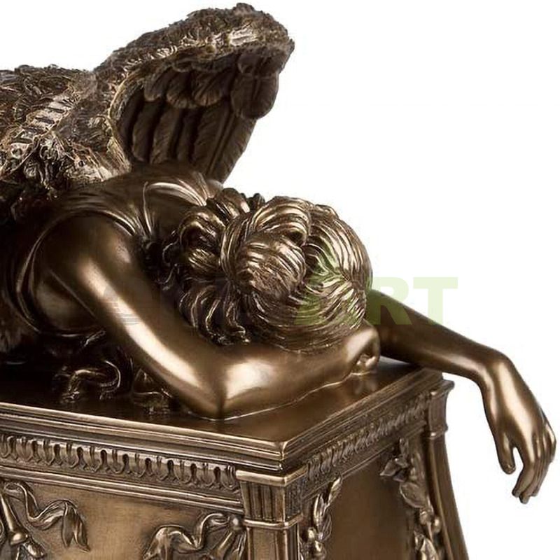 Angel in Mourning Cold Cast Bronze Finish Keepsake Cremation Urn
