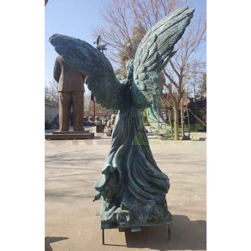 Large Metal Garden Statue Bronze Angel Sculpture