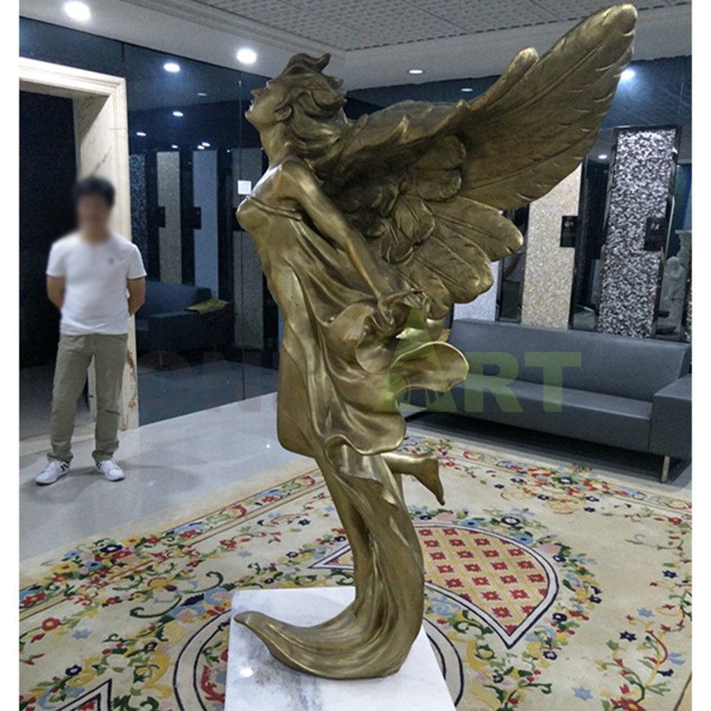 Torch Goddess angel sculpture