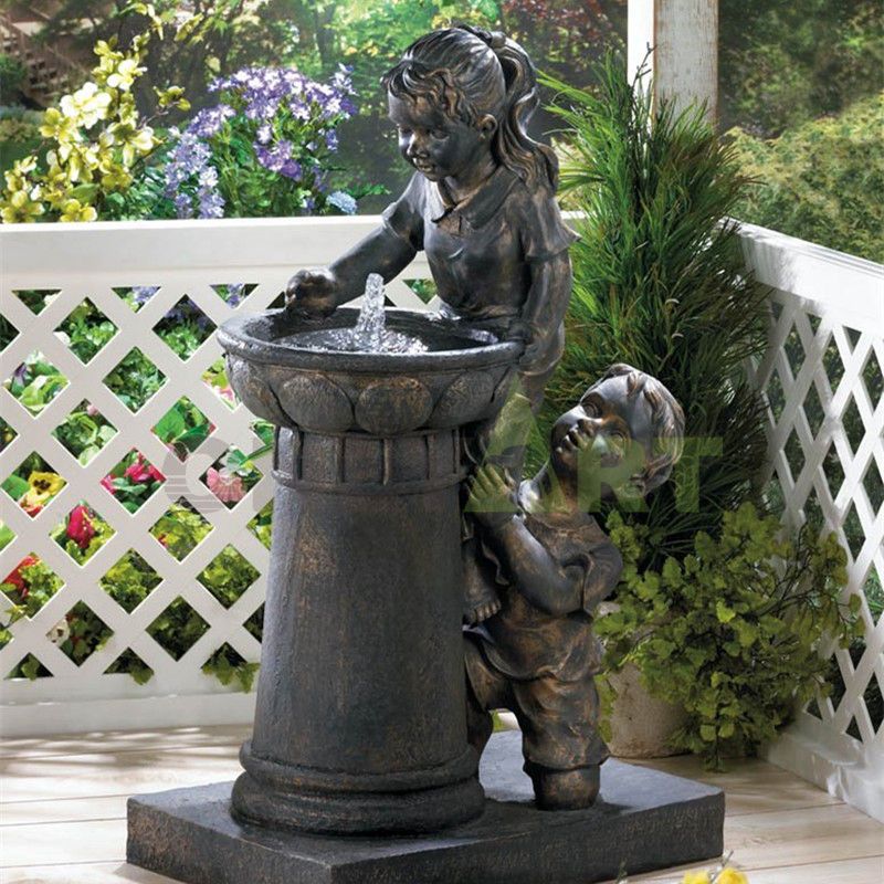 This water column looks so fun, a children's sculpture