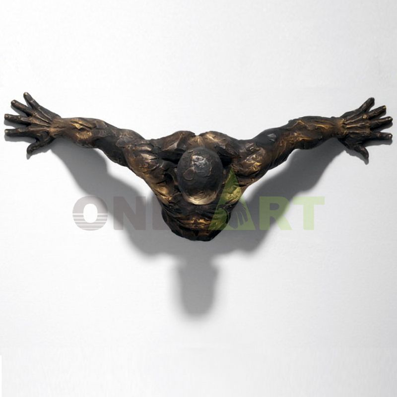 foundry High quality bronze brass Matteo Pugliese man sculpture