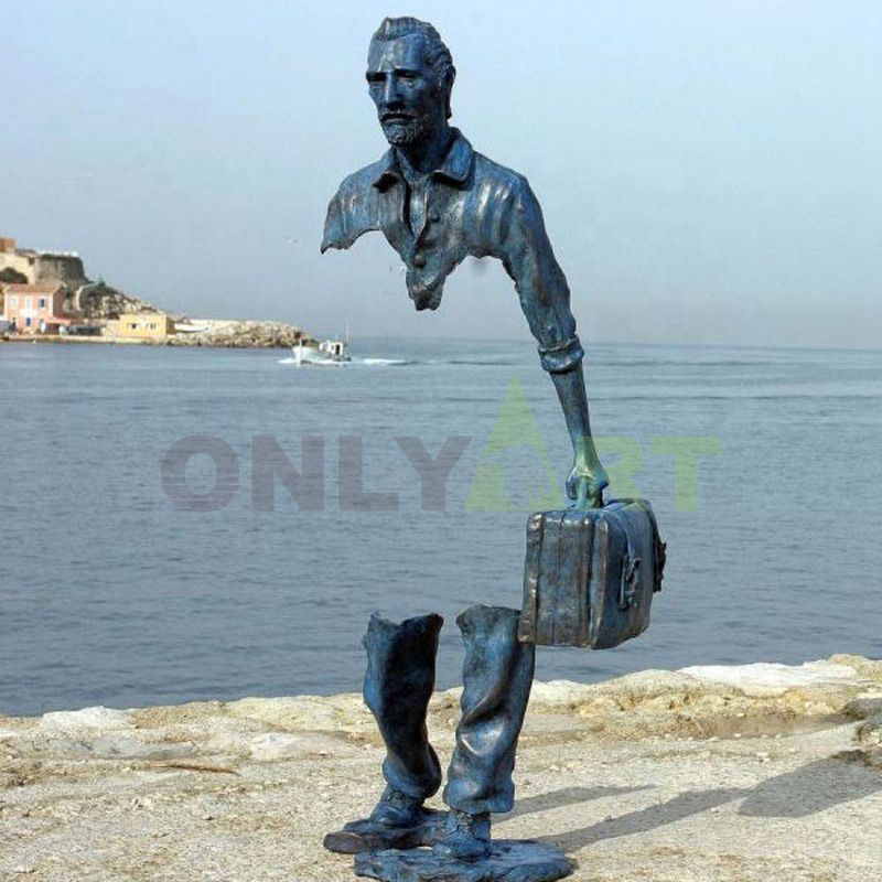 The hollowness of career women  bruno catalano sculpture