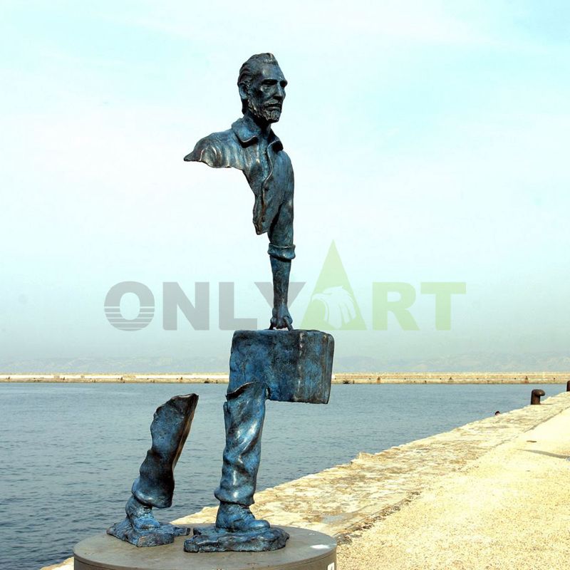 Not all of them are there, Bruno Catalano's mysterious sculptures