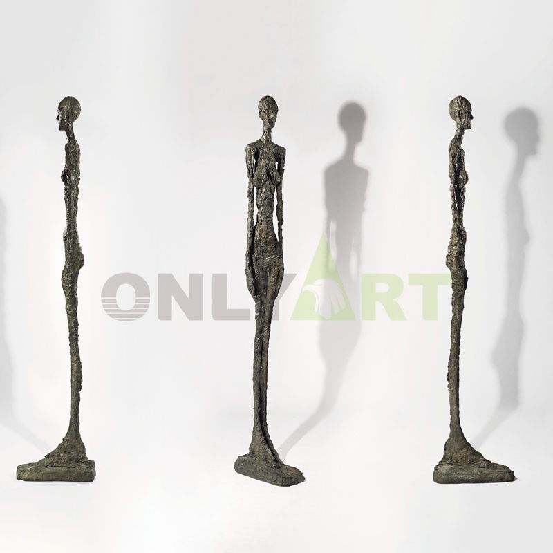 Three walkers in different positions - Giacometti