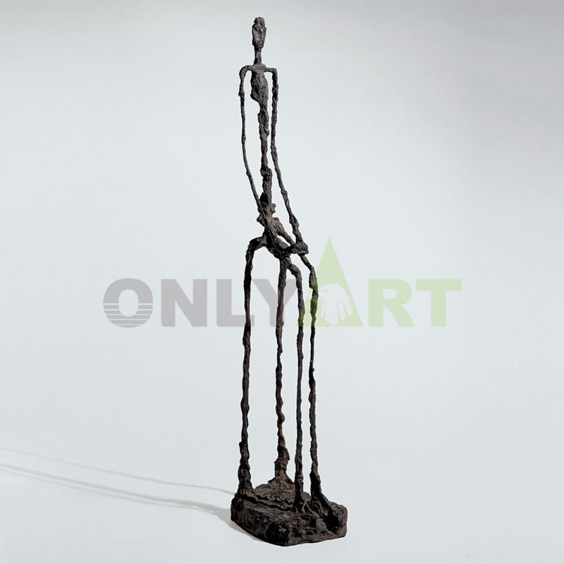 The man in the chair holding his knee - Giacometti