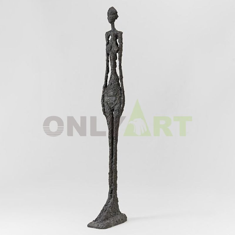 The curvaceous shape of a woman-alberto giacometti
