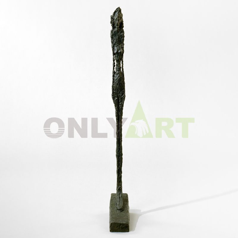 A woman standing tall and straight-alberto giacometti