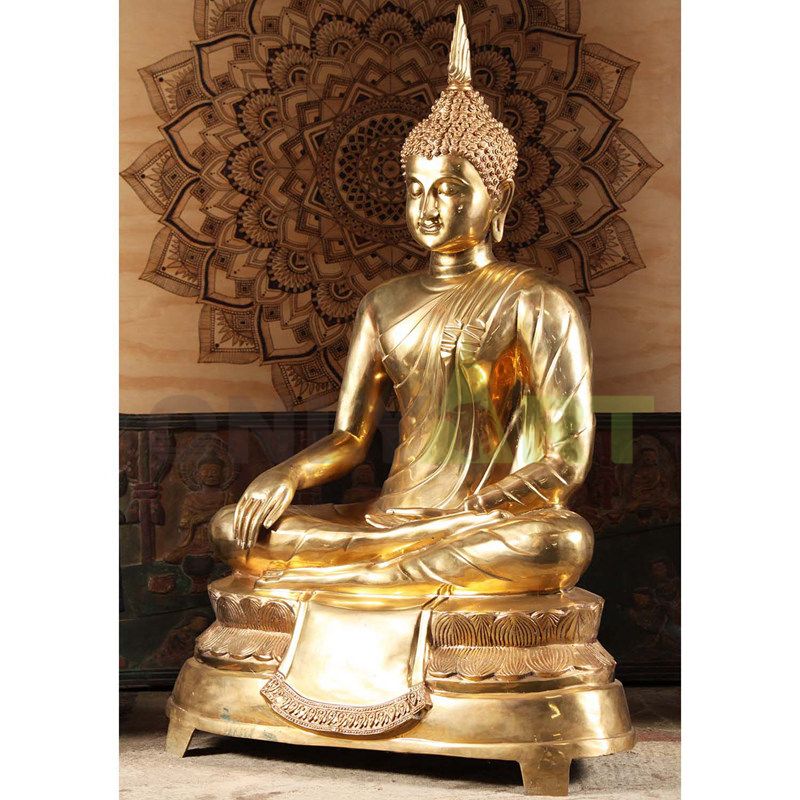 Chinese god buddha sitting statue copper buddha statues