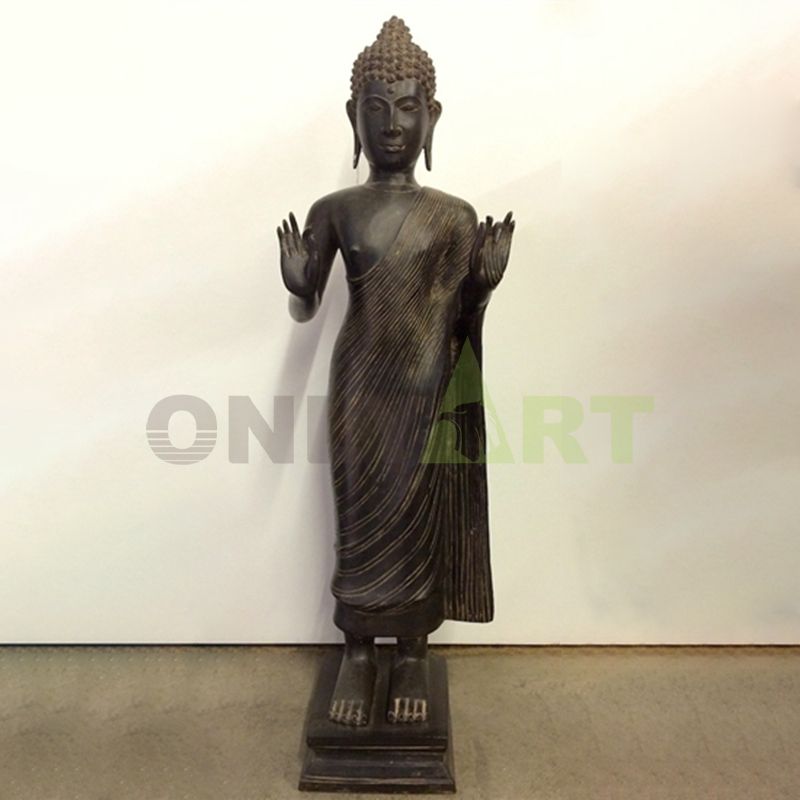 Art Bronze Buddha for the temple/hotel Metal Sculpture