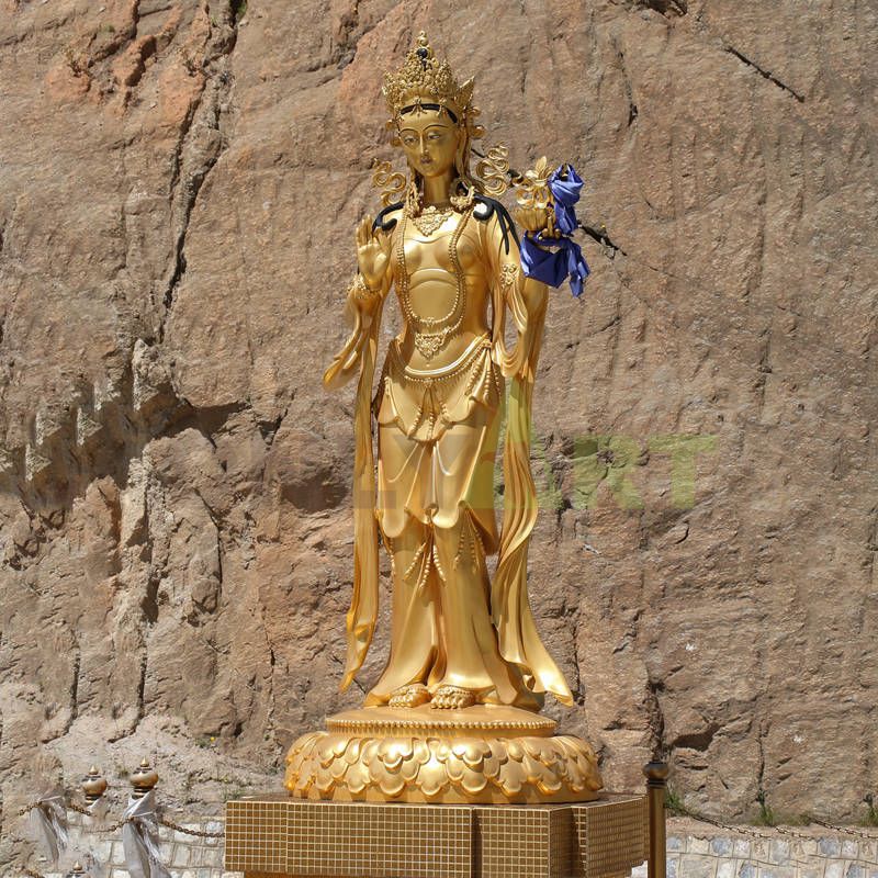 China Escultura Buda Tibetan Bronze Sitting Buddha Statue Indian Large Bronze Buddha Statues