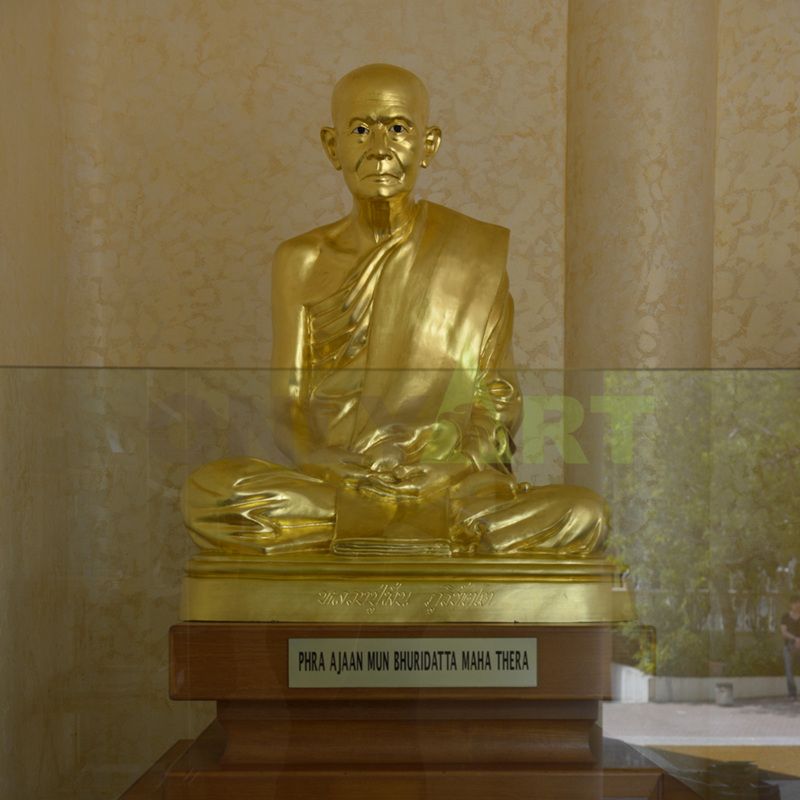 Inside are five life-size Buddha statues