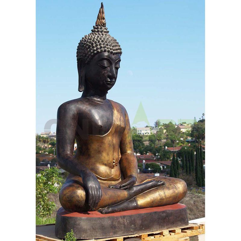 The scrawny Indian Buddha statue