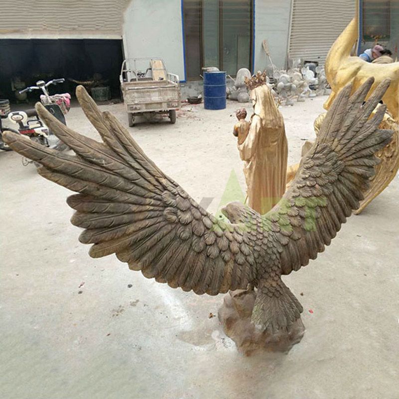 Wholesale classic outdoor animal bronze eagle sculpture
