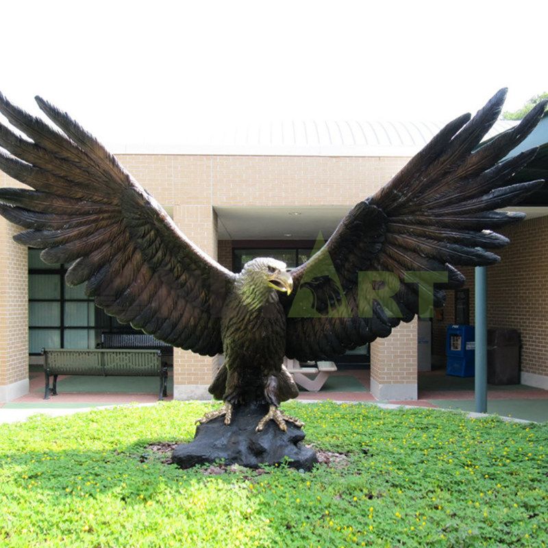 High quality factory made custom metal eagle sculptures