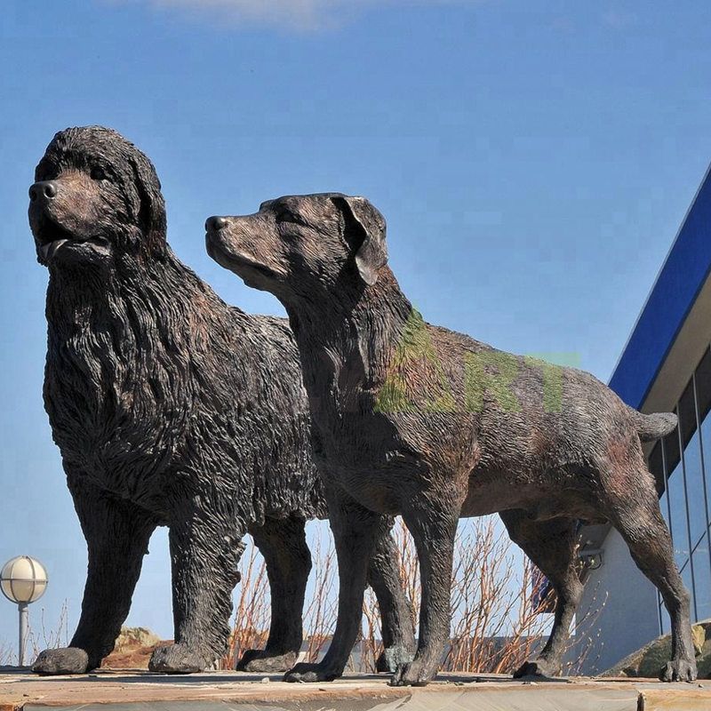 Bronze dog sculpture Chinese manufacturers accept customized sizes