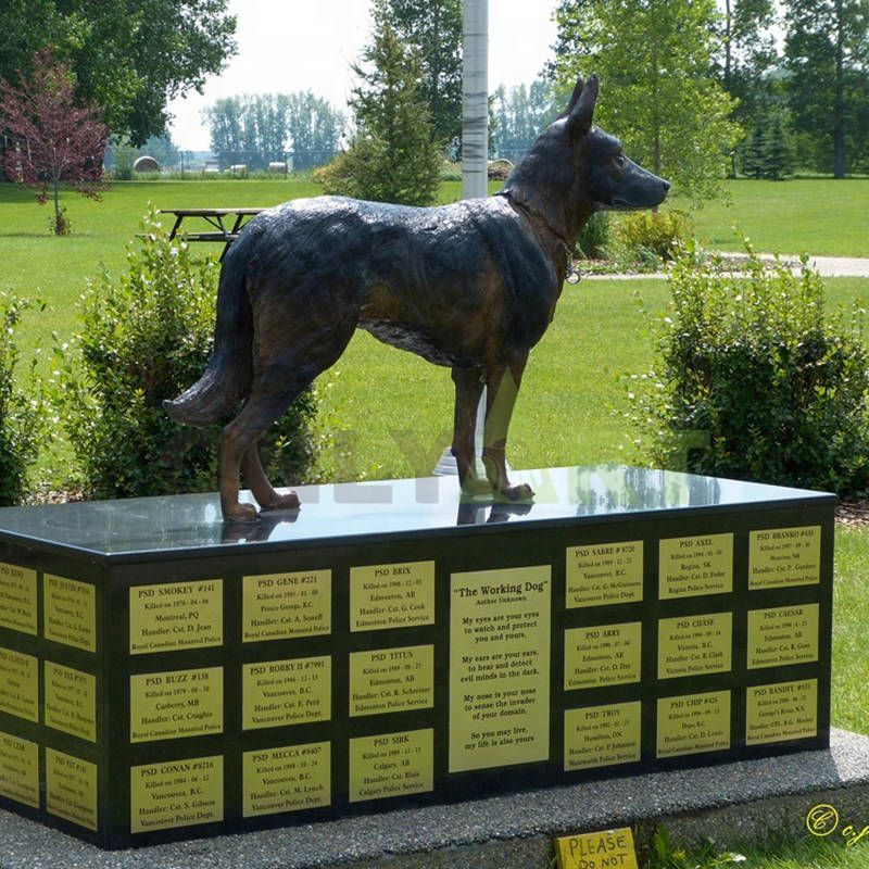 Discount garden decorations and garden statues, Canine memorial, cemetery Memorial dog