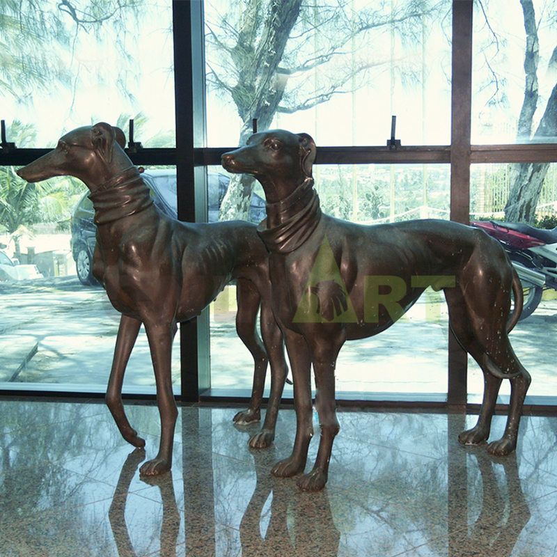 about German Short Haired Pointer Resin Bronze Sculpture Gift