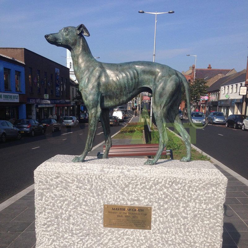 Customized bronze animal statue bronze welcome dog statues