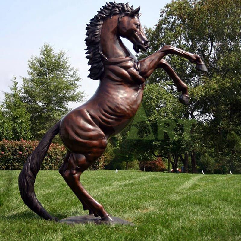 Large bronze statue horse sculptures