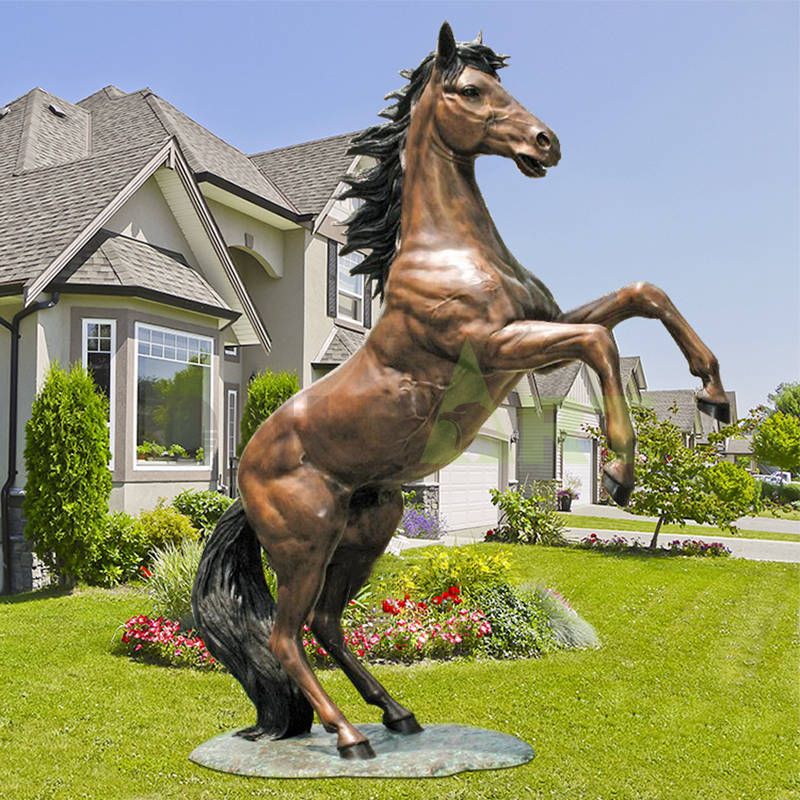 Large Outdoor decoration Metal Bronze Horse Sculpture