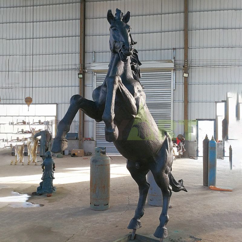 Hot Sale Animal Bronze Horse Sculpture for Outdoor Decoration