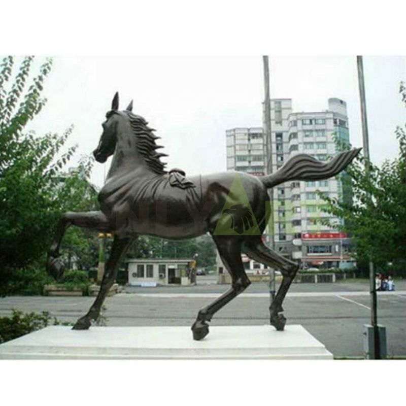 Garden Decor Life Size Animal Copper Antique Metal Bronze Horse Sculpture