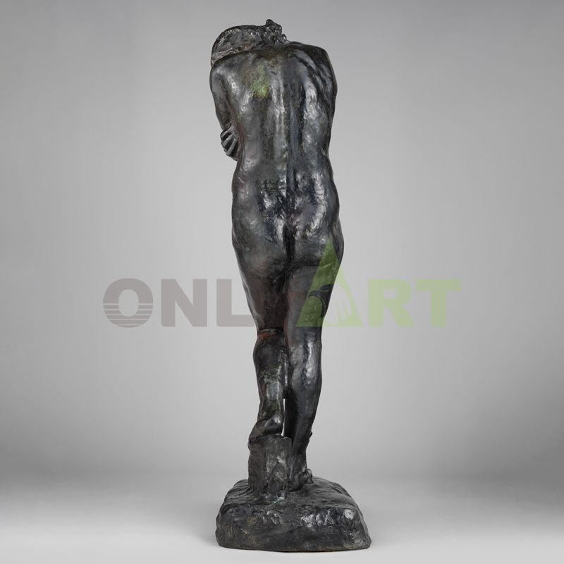 Bronze sculpture of Eve designed by Rodin