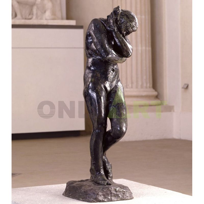 Bronze sculpture of Eve designed by Rodin