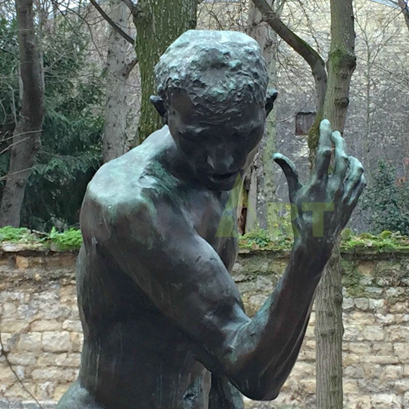 outdoor garden art foundry bronze casting metal Bronze Rodin Walking Man Statue