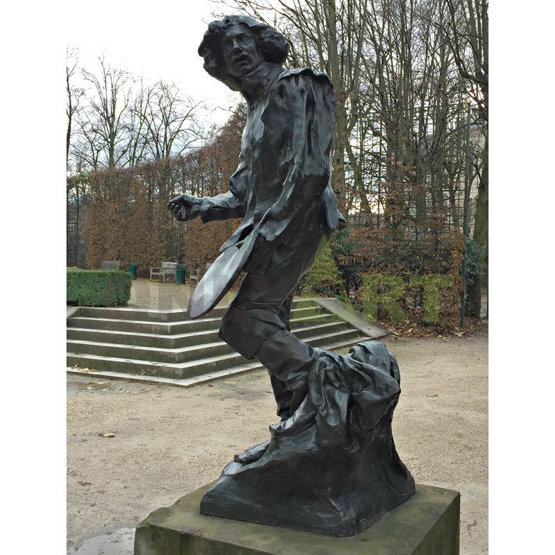 A walking man designed by Rodin