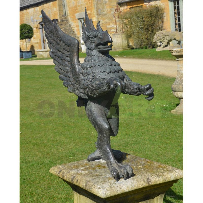 High quality custom walking Griffin bronze sculpture