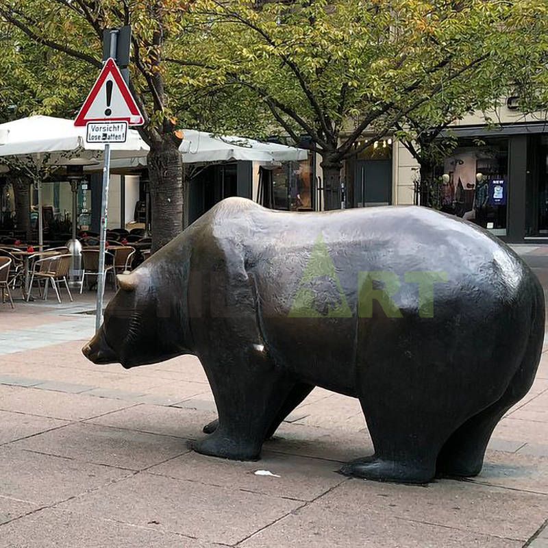 Life Size Bronze Bear Statue