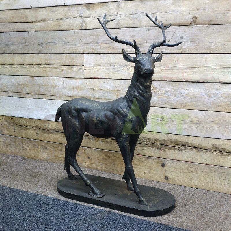 garden art decoration animal bronze deer statue sculpture