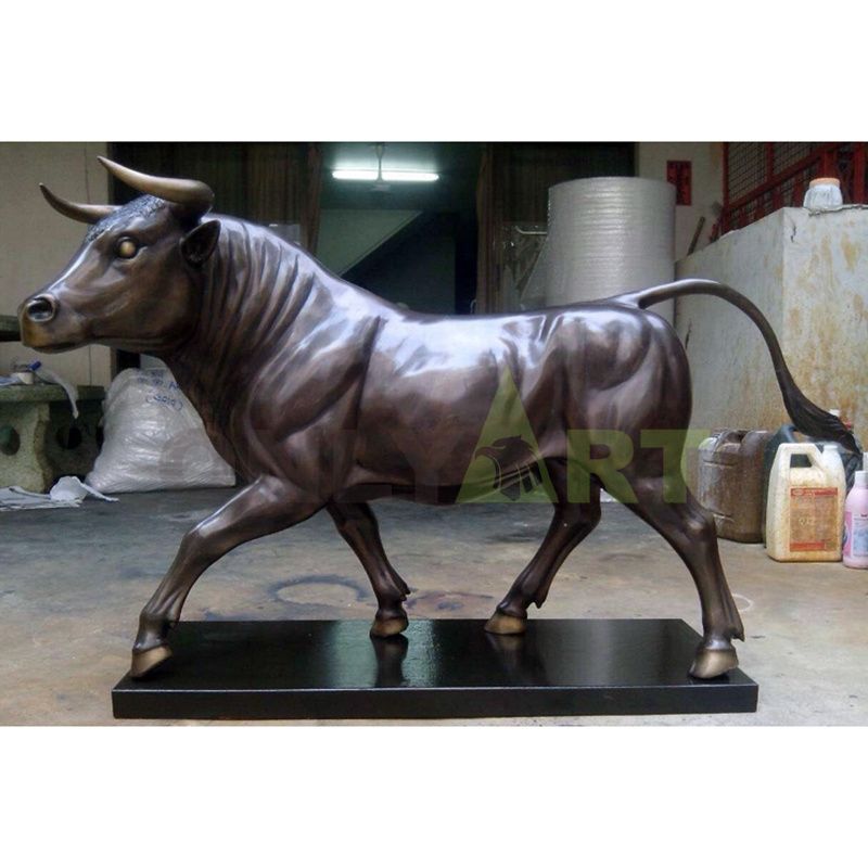 SHTONE Bull Abstract Bronze Sculpture