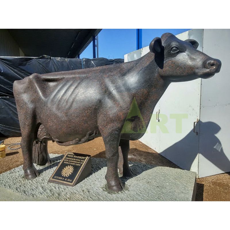 Famous Outdoor Wall Street Charging Bull Bronze Sculpture Cattle Statue