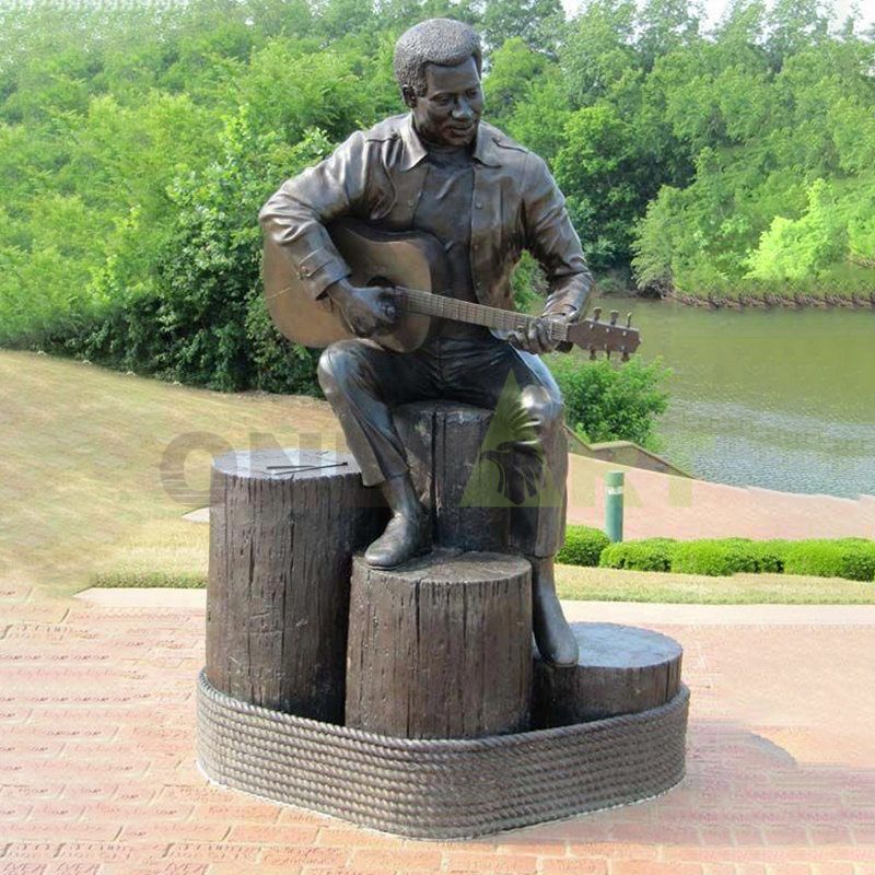 Hot sell bronze Musician Statue