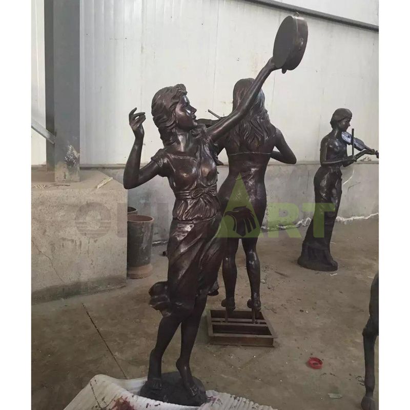 Hot Sale Personalized Handmade bronze musician statues