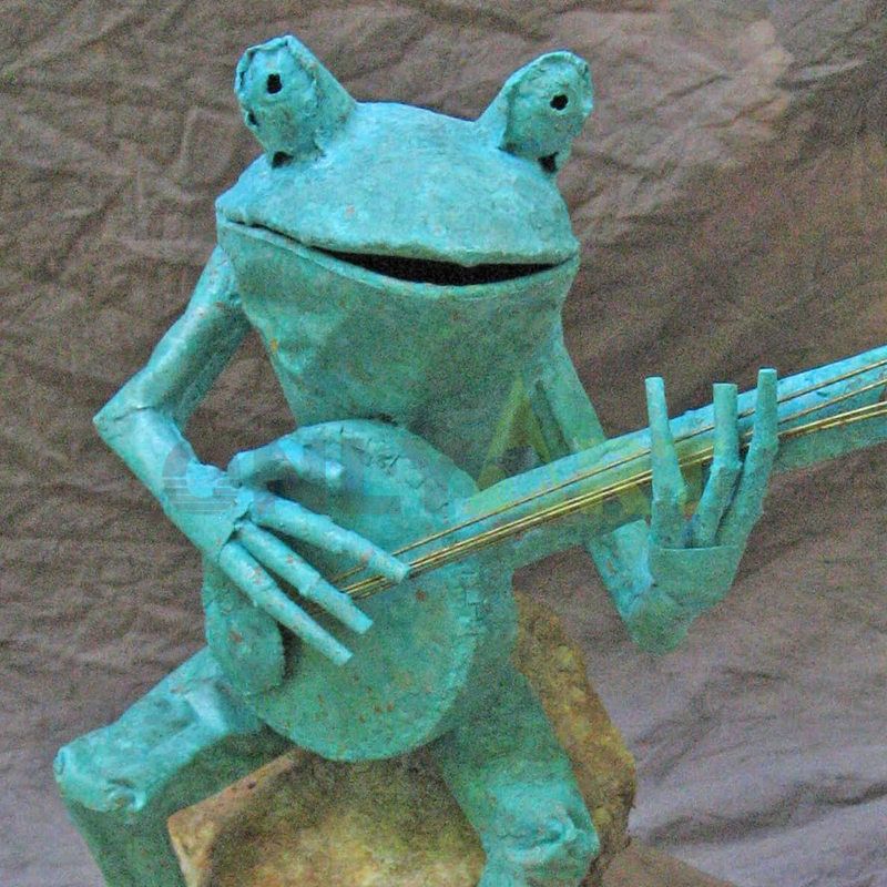 Inoxydable Outdoor Animal Metal  Frog Sculpture